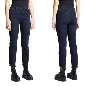 Frame Le High Straight in Porter Chew